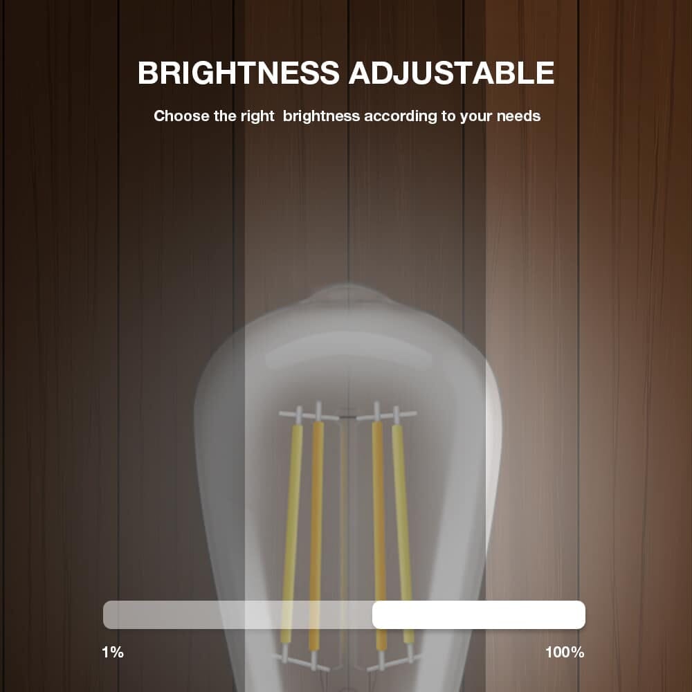 Gledopto Filament Led Pro E W Cct Amber St Zigbee Lysiq Se