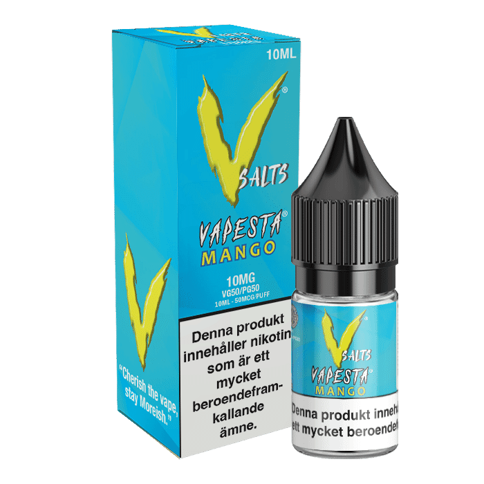 Vapesta Salt Mango 10 Ml 10 Mg Nikotinsalt Vapes Se