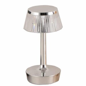 Portabel bordslampa - Silver