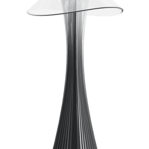 Slimmad portabel bordslampa - Svart