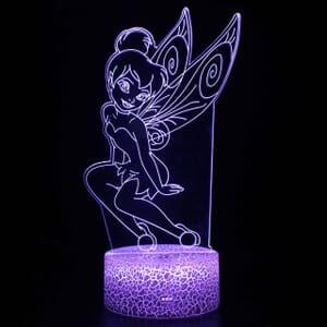 3D Led lampa - Fairy