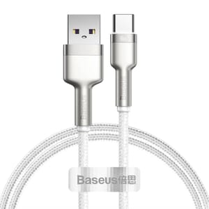Baseus Cafule USB-A till USB-C Kabel 66W, 1m - Vit