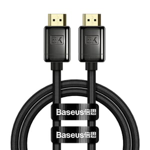Baseus HDMI till HDMI Premium kabel, 2.1, 8K 60Hz, 1m - Svart