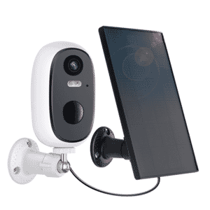 VeeZoom Övervakningskamera med Solcell, Wifi, 3 MP Utomhus