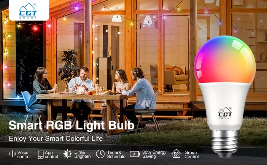 Smart RGB Lampa, E27, Wifi