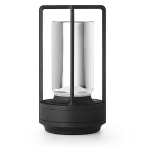 Bordslampa lantern design led black