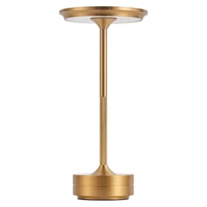 Bordslampa dumbbell design guld