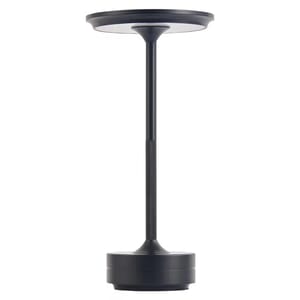 Bordslampa dumbbell design svart