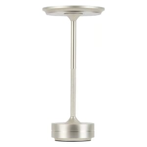 Bordslampa dumbbell design silver