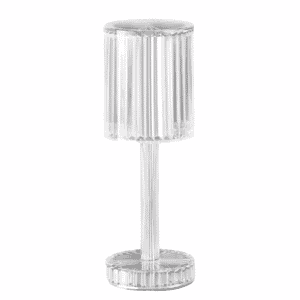 Portabel bordslampa kristall design