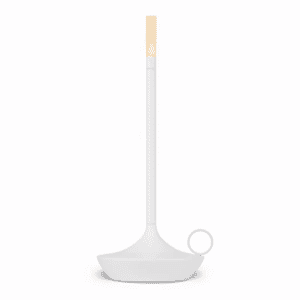 Bordslampa vintage design vit
