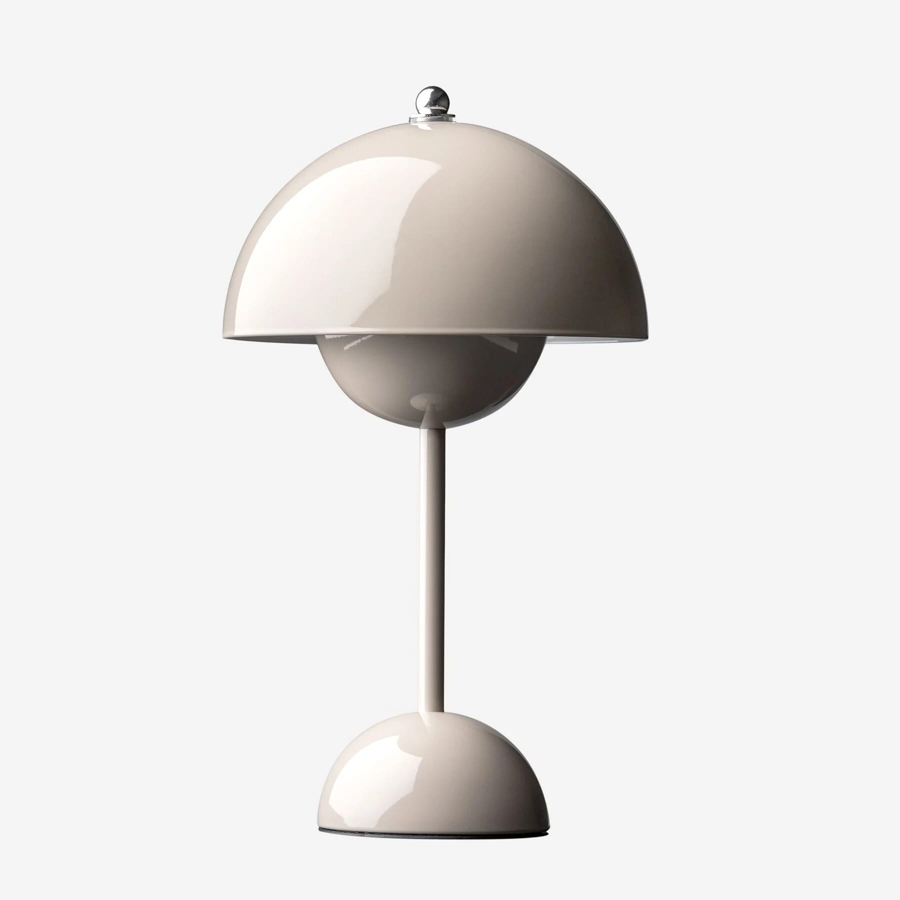 Svamplampa Flower Bud – Greige LED Bordslampa