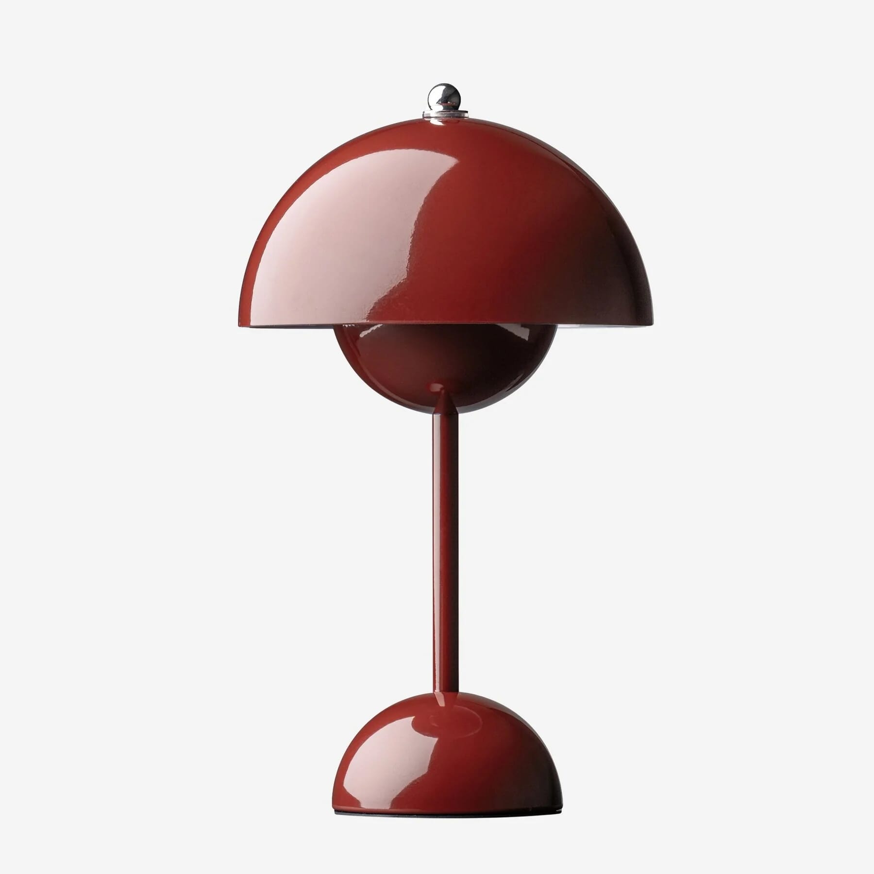 Svamplampa Flower Bud – Röd LED Bordslampa