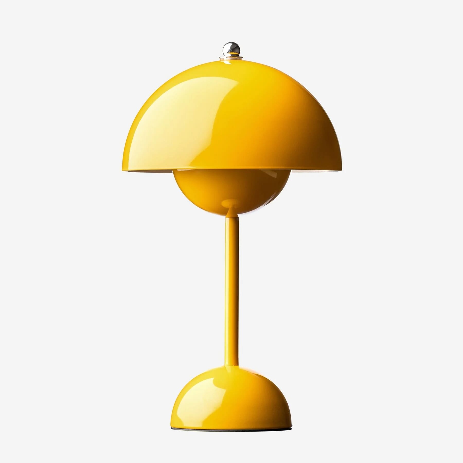Svamplampa Flower Bud – Yellow LED Bordslampa