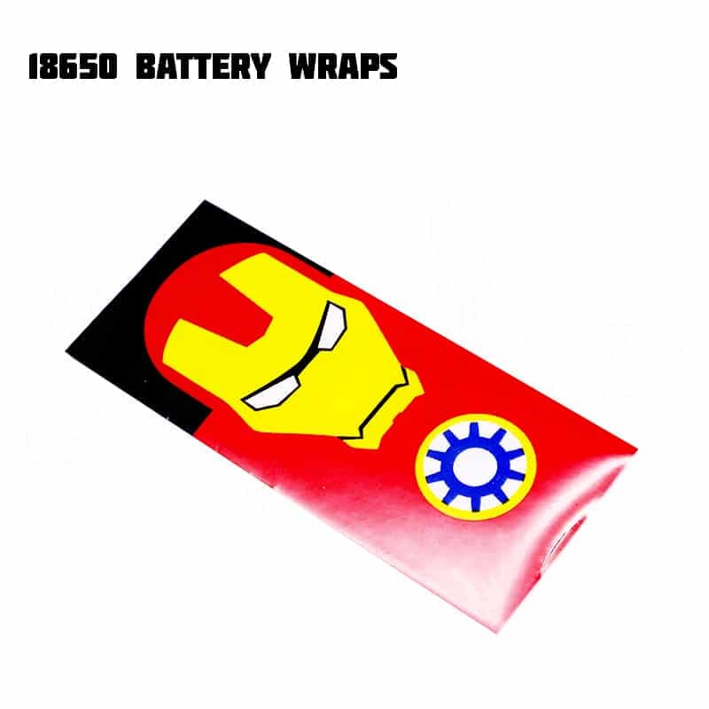 18650 Battery Wrap Ironman