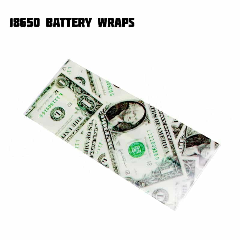 18650 Battery Wrap Money