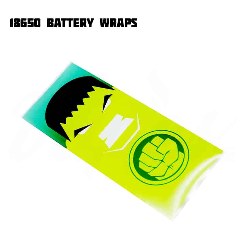 18650 Battery Wrap Hulk Hand