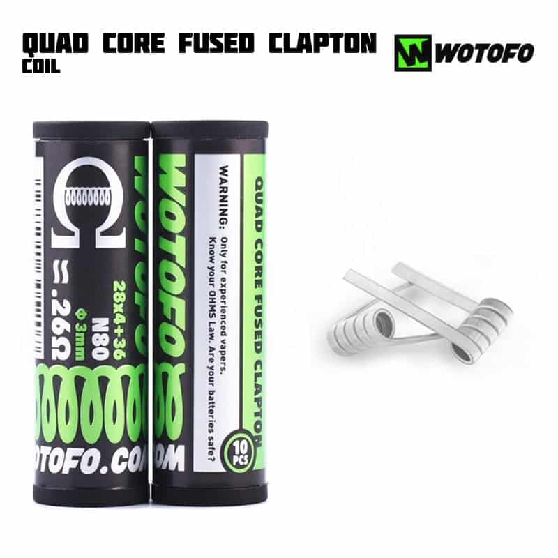 Wotofo Prebuilt Wire Quad Core Fused Clapton Coil 026 main