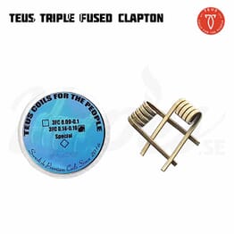Teus 3 Core Fused Clapton 3FC RBA Coils (Ni80, 2-pack)