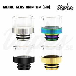 Metal Glass Driptip (510)