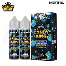 Candy King Bubblegum - Blue Razz (2x50 ml, Shortfill)