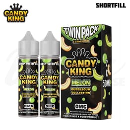 Candy King Bubblegum - Melon (2x50 ml, Shortfill)