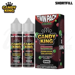 Candy King - Strawberry Watermelon Bubblegum (2x50 ml, Shortfill)