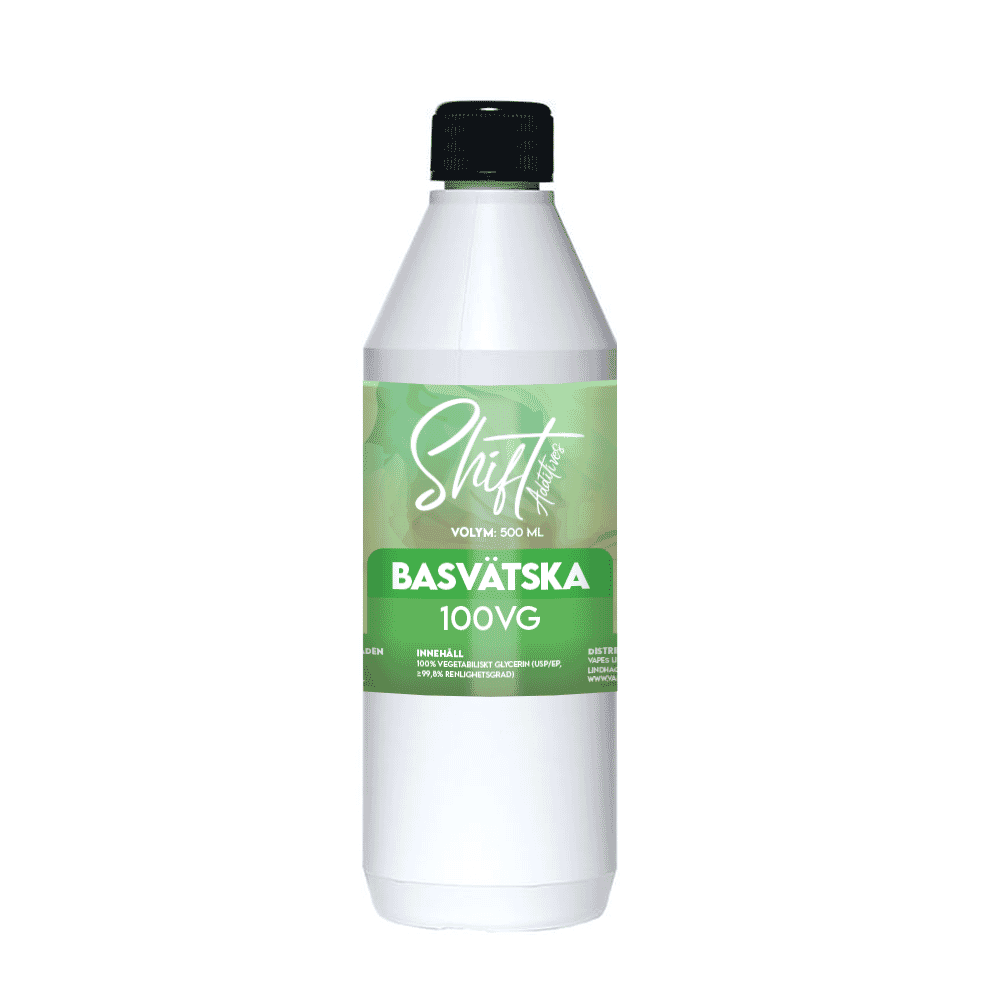 Shift - 100% Vegetabiliskt Glycerin/Glycerol (500 ml, Basvätska, VG)