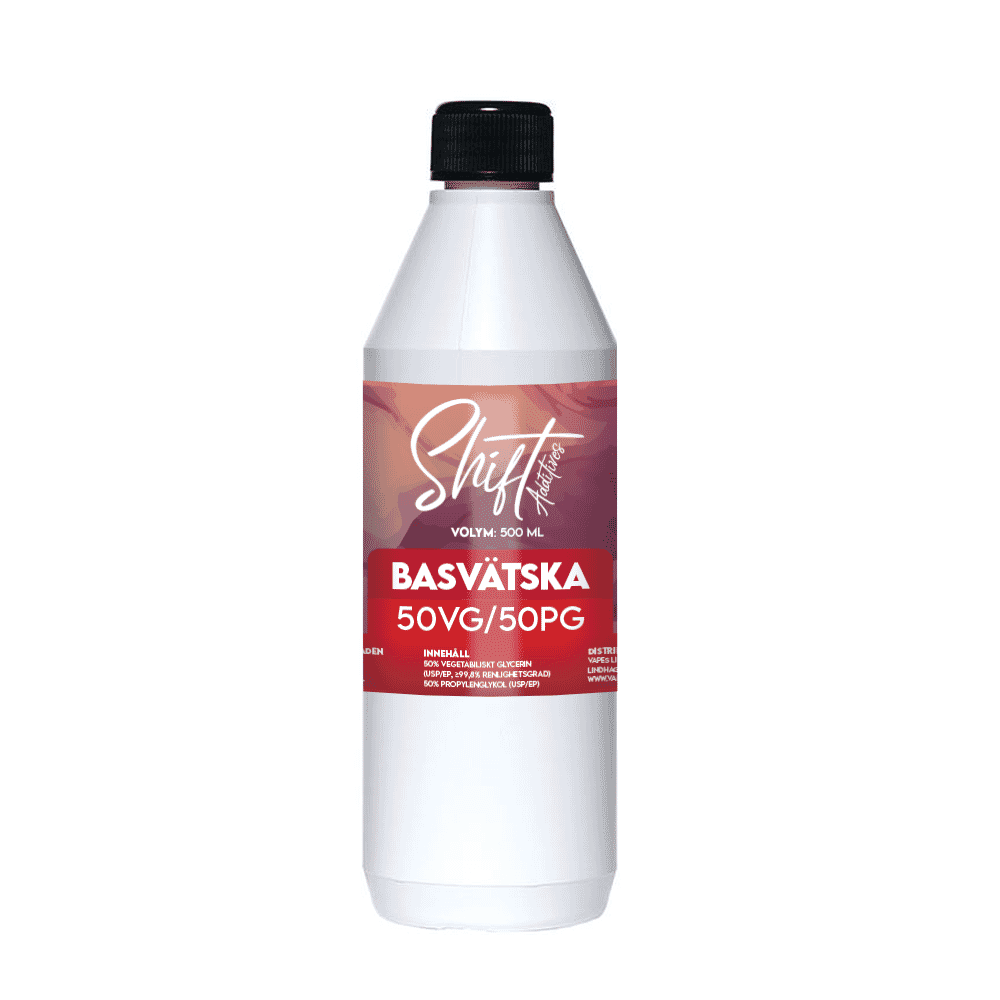 Shift - Nikotinfri Basvätska 50/50 (500 ml)