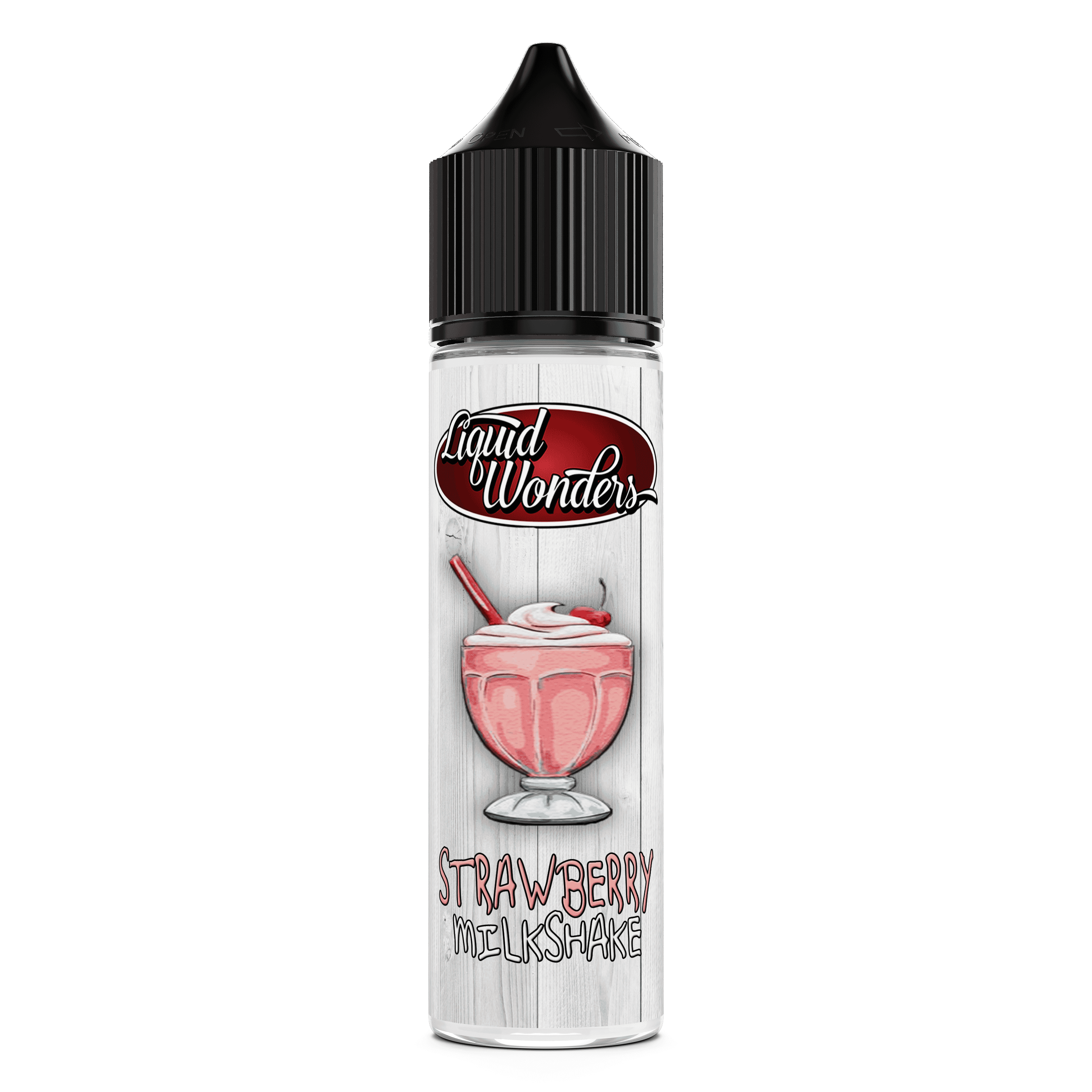 Liquid Wonders - Strawberry Milkshake (50 ml, Shortfill)