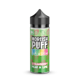 Moreish Puff Fruits - Strawberry Pear & Lime (100 ml, Shortfill)