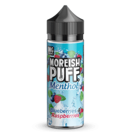 Moreish Puff Menthol - Blueberry and Raspberry (100 ml, Shortfill)