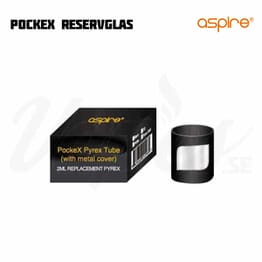 Aspire PockeX Reservglas (Svart metall)