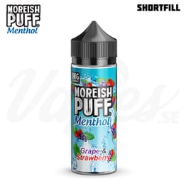 Moreish Puff Menthol - Grape and Strawberry (100 ml, Shortfill)