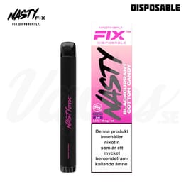 Nasty Fix - Blackcurrant Cotton Candy (20 mg, Disposable)