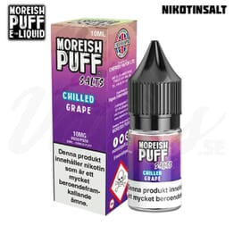 Moreish Puff Chilled - Grape (10 ml, 10 mg, Nikotinsalt)