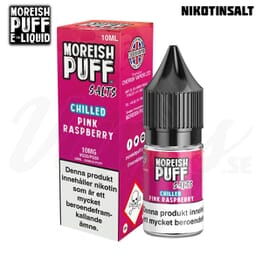 Moreish Puff Chilled - Pink Raspberry (10 ml, 10 mg, Nikotinsalt)