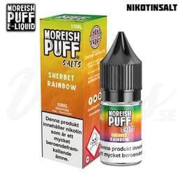 Moreish Puff Candy Drops - Rainbow (10 ml, 10 mg, Nikotinsalt)