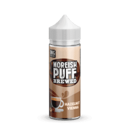 Moreish Puff Brewed - Hazelnut Vienna Coffee (100 ml, Shortfill)