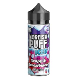 Moreish Puff Iced - Grape & Strawberry Candy Drops  (100 ml, Shortfill)