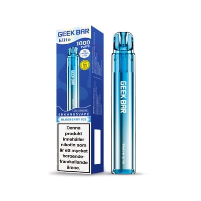 GEEK BAR Elite 1000 - Blueberry Ice (20 mg, Engngs vape) - Vapes.se