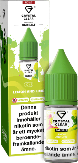 Crystal Clear - Lemon & Lime (10 ml, 14 mg Nikotinsalt)