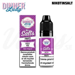 Dinner Lady Salt - Fruit Mix (10 ml, 14 mg Nikotinsalt)
