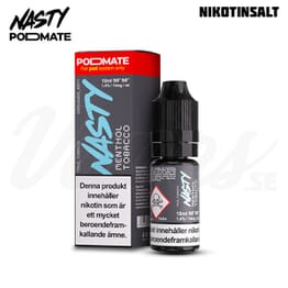 Nasty Podmate Salt - Menthol Tobacco (10 ml, 14 mg Nikotinsalt)
