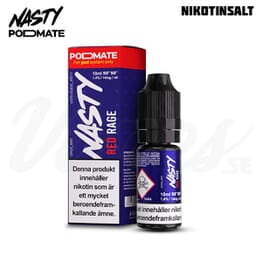 Nasty Podmate Salt - Red Rage (10 ml, 14 mg Nikotinsalt)