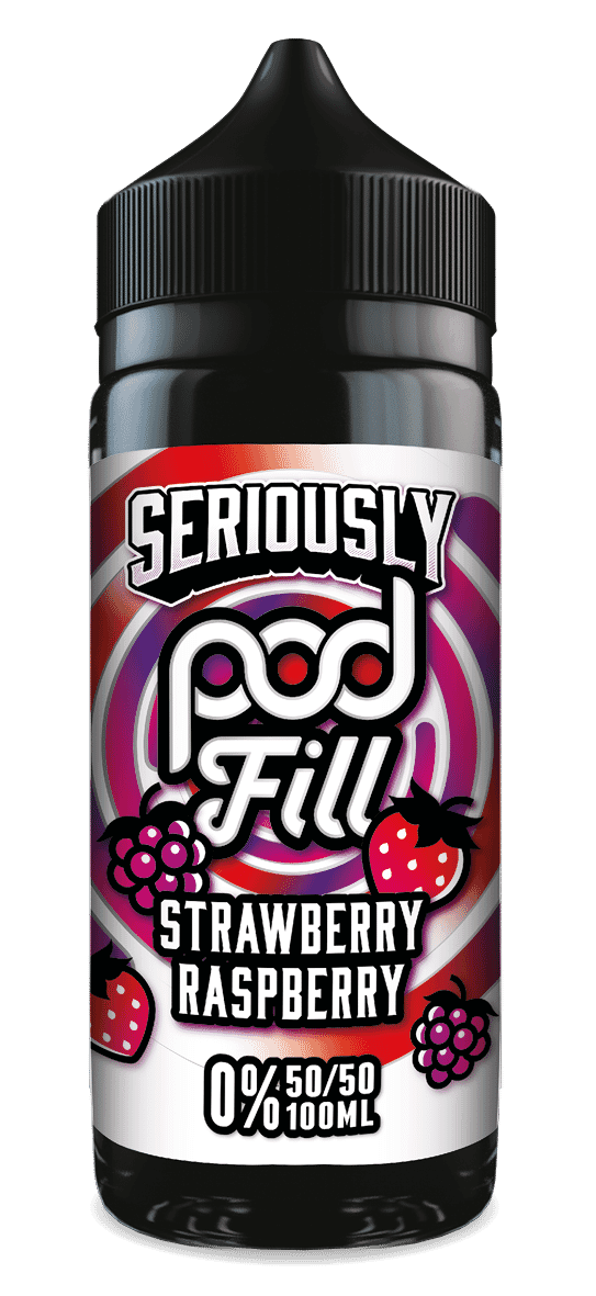 Seriously Pod Fill - Strawberry Raspberry (100 ml, Shortfill)