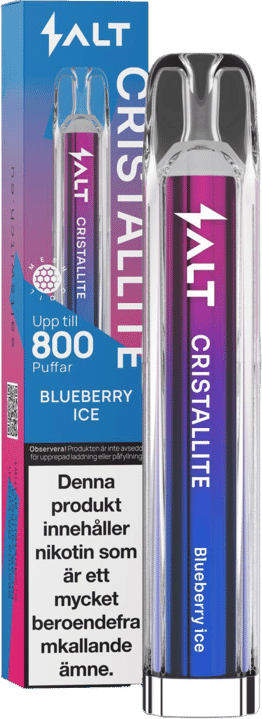 Salt Cristallite - Blueberry Ice (20 mg, Engångs vape)