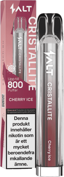 Salt Cristallite - Cherry Ice (20 mg, Engångs vape)