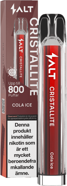 Salt Cristallite - Cola Ice (20 mg, Engångs vape)