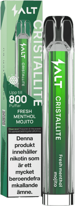 Salt Cristallite - Fresh Menthol Mojito (20 mg, Engångs vape)